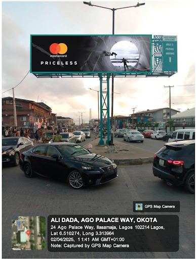 Ago Palace Way, Okota, Ali Dada Bus-stop.